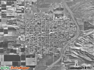 Nephi satellite photo by USGS