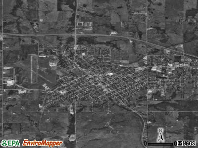 Holdenville satellite photo by USGS
