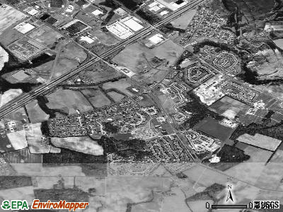Beckett satellite photo by USGS