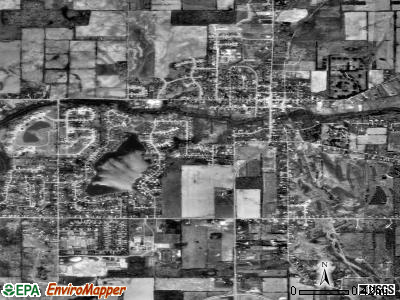 De Witt satellite photo by USGS