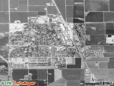 Gustine satellite photo by USGS