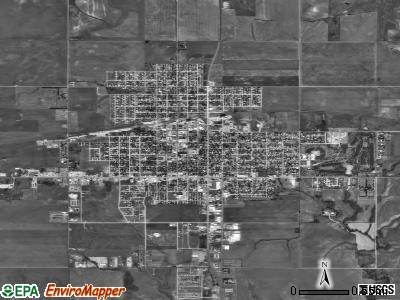 Russell satellite photo by USGS