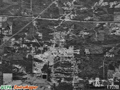 Grambling satellite photo by USGS