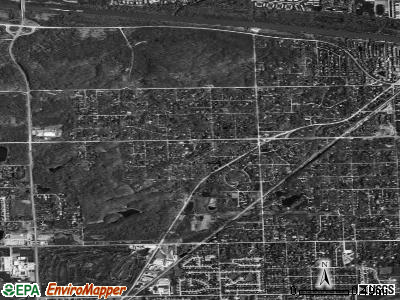 Palos Park satellite photo by USGS