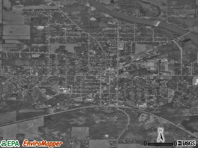 Buchanan satellite photo by USGS