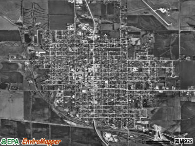 Falls City satellite photo by USGS