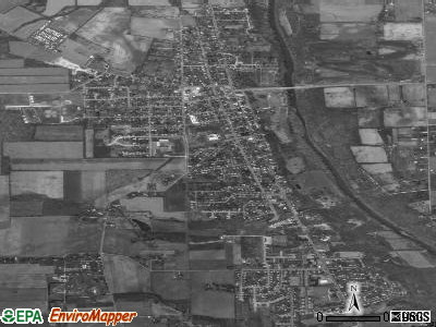 West Milton satellite photo by USGS