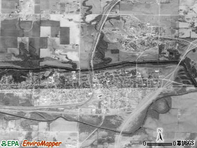Osawatomie satellite photo by USGS