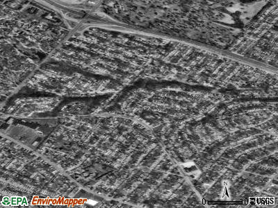 Northwoods satellite photo by USGS