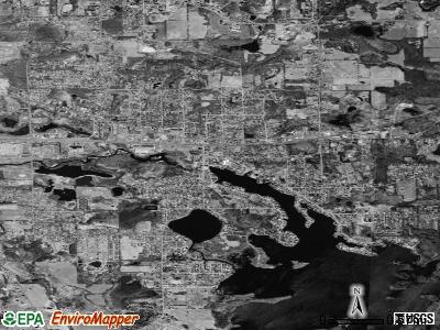 Michigan Center satellite photo by USGS