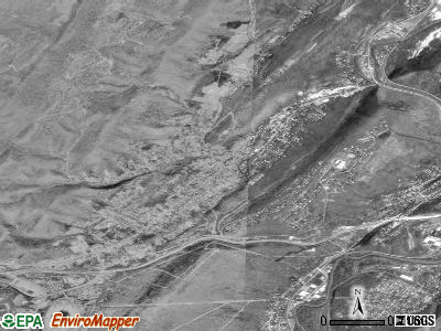 La Vale satellite photo by USGS