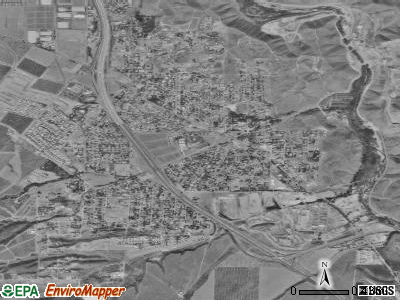 El Cerrito satellite photo by USGS