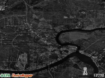 Kingsland satellite photo by USGS