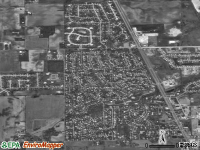 New Whiteland satellite photo by USGS