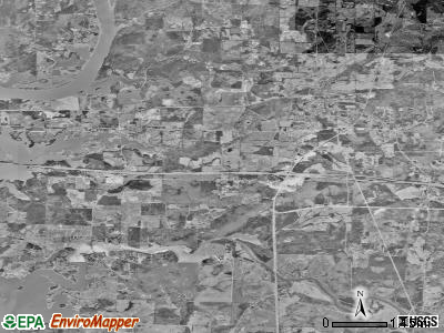 Lincoln satellite photo by USGS