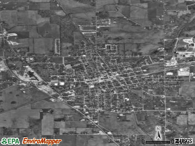 Mitchell satellite photo by USGS