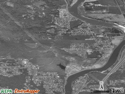West Side Highway satellite photo by USGS