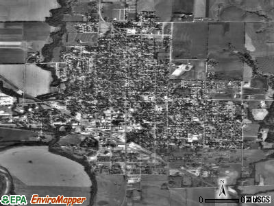Clay Center satellite photo by USGS