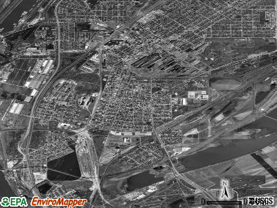 Madison satellite photo by USGS