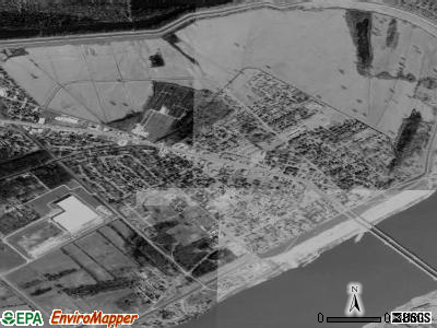 Vidalia satellite photo by USGS
