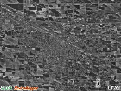 Nampa satellite photo by USGS