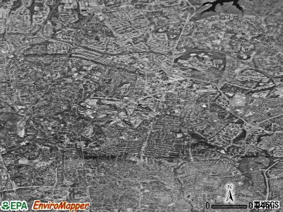 Towson satellite photo by USGS