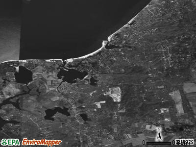 North Sea satellite photo by USGS