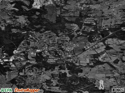 Harrisburg satellite photo by USGS