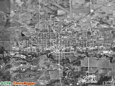 Comanche satellite photo by USGS