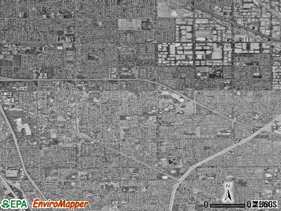 Cerritos satellite photo by USGS