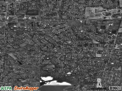 Churchville satellite photo by USGS