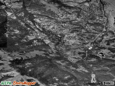 Portola Valley satellite photo by USGS