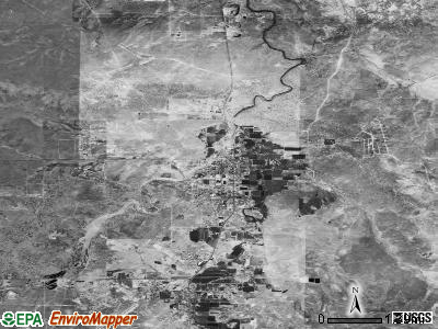Snowflake satellite photo by USGS