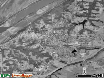 Lexington satellite photo by USGS