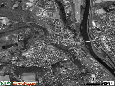 Slatington satellite photo by USGS