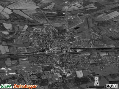 Canastota satellite photo by USGS