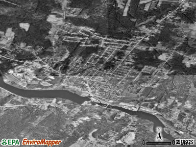 Lisbon Falls satellite photo by USGS