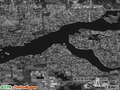 Wolverine Lake satellite photo by USGS
