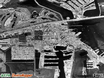 Stock Island satellite photo by USGS