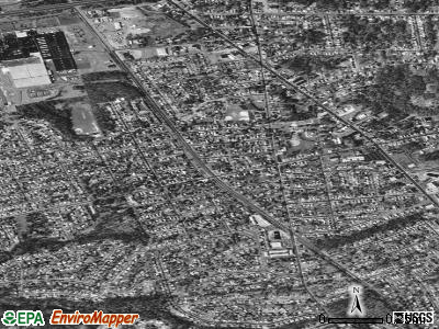 Magnolia satellite photo by USGS