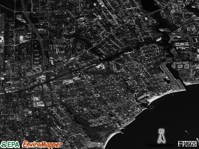 Blue Point satellite photo by USGS