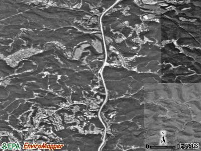 Sissonville satellite photo by USGS