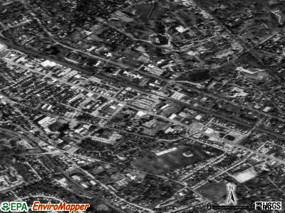 Bryn Mawr satellite photo by USGS