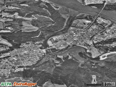 Reedsport satellite photo by USGS