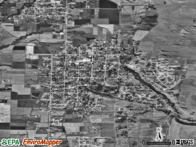 Providence satellite photo by USGS