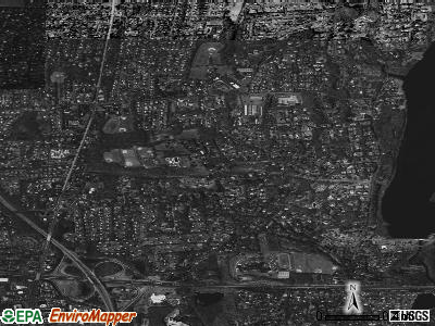Bardonia satellite photo by USGS