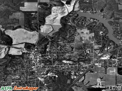Hillsboro satellite photo by USGS