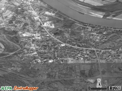 Reidland satellite photo by USGS