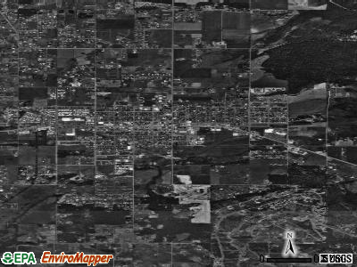 Sequim satellite photo by USGS