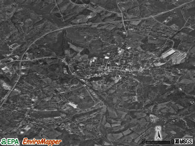 Scottsville satellite photo by USGS